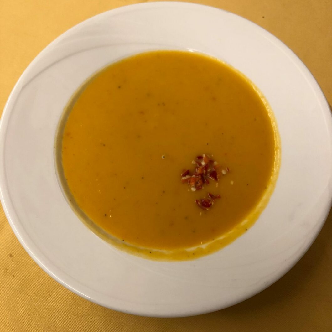 Schweizer Kürbiscrèmsuppe